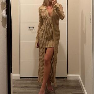 Meshki Waverley Metallic Knit Set / Co-Ord